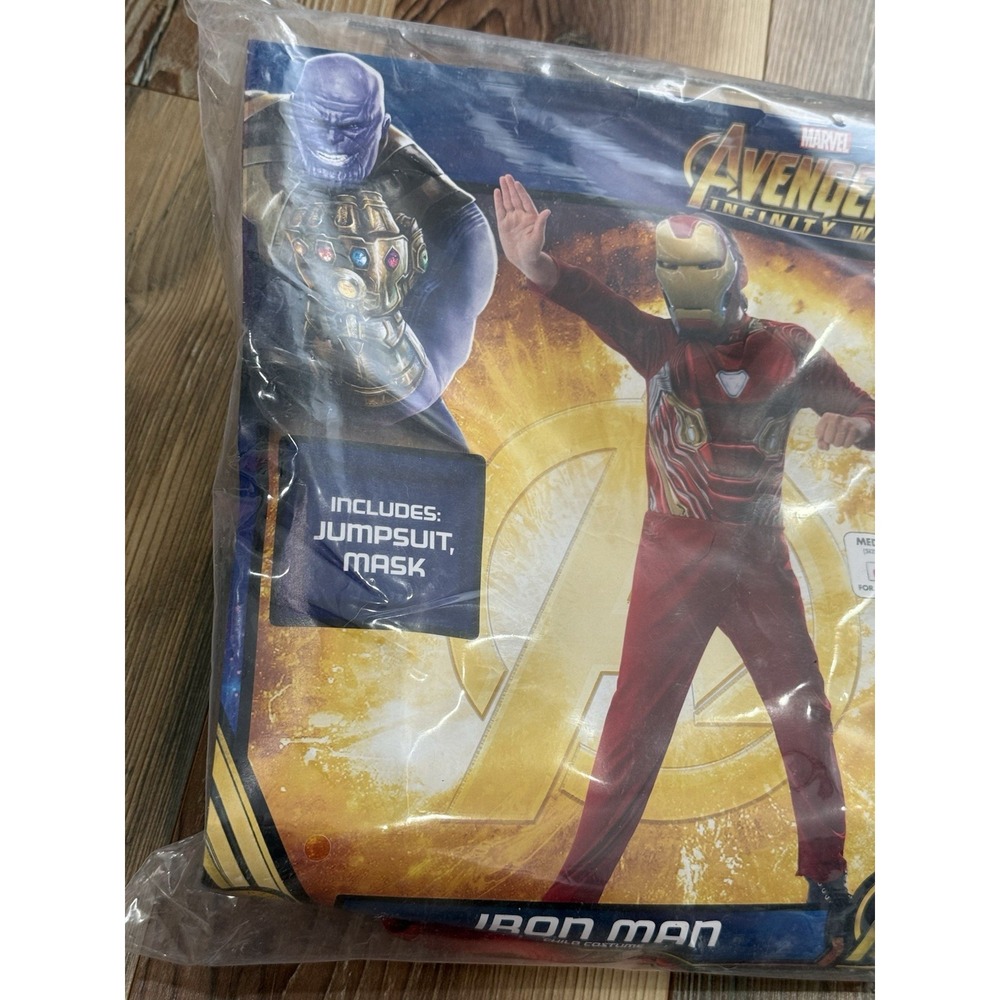 New Marvel Avengers Iron Man Child M (8-10) Halloween Costume - Picture 5 of 6